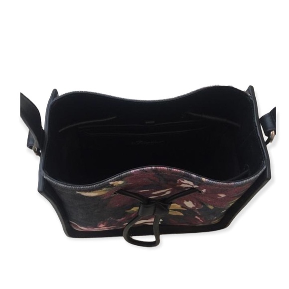 Vintage Philip Lim 3.1 Mini Shoulder Bag Floral Leather/Denim Pastel 8.5 x 7 x 4 - Picture 4 of 12